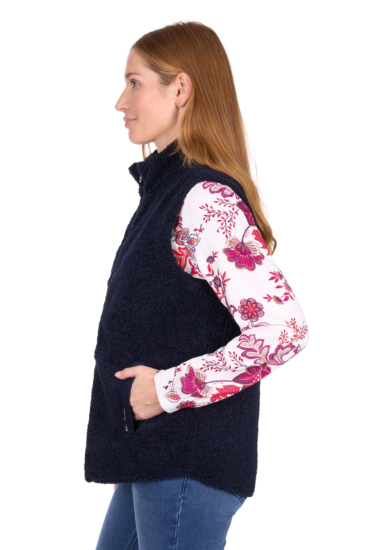 Thomas Cook Women's Astrid Reversible Vest – Tan/Navy