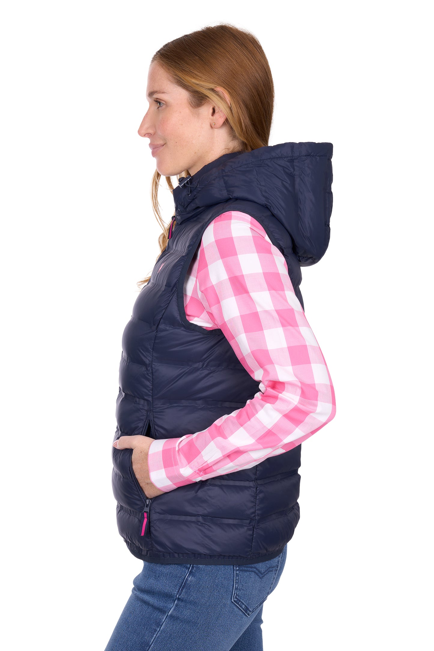 Thomas Cook Women's Oberon Light Weight Down Vest – NAVY