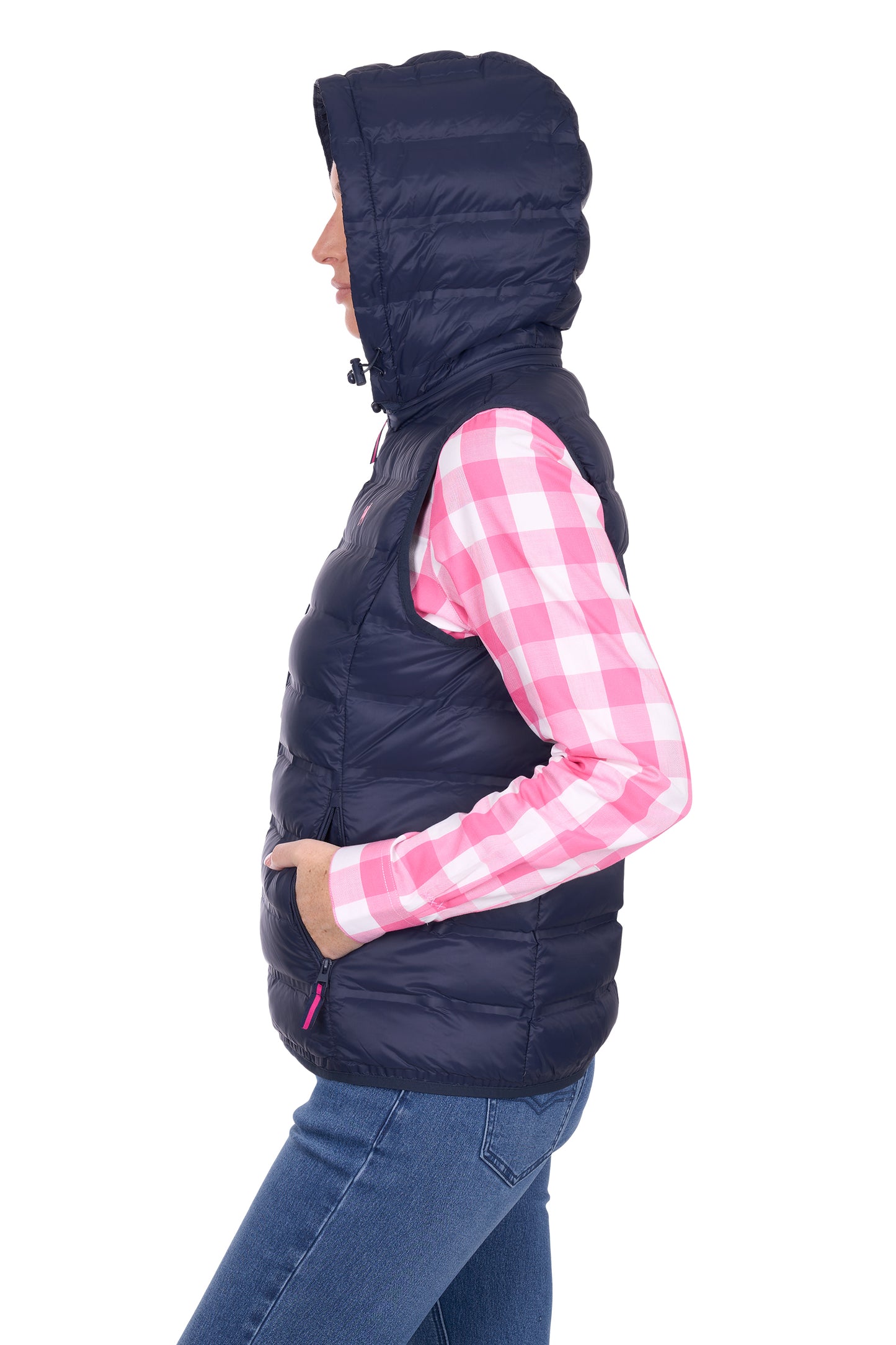 Thomas Cook Women's Oberon Light Weight Down Vest – NAVY