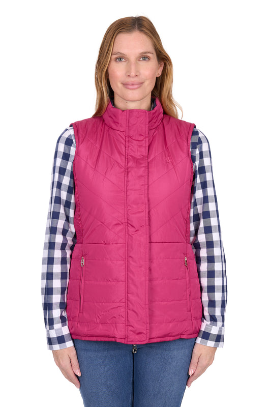 Thomas Cook Women’s Mayfield Reversible Vest – Hot Pink/Navy