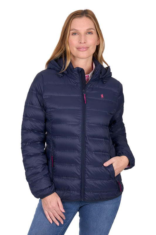 Thomas Cook Women's Oberon Lightweight Down Jacket – Navy