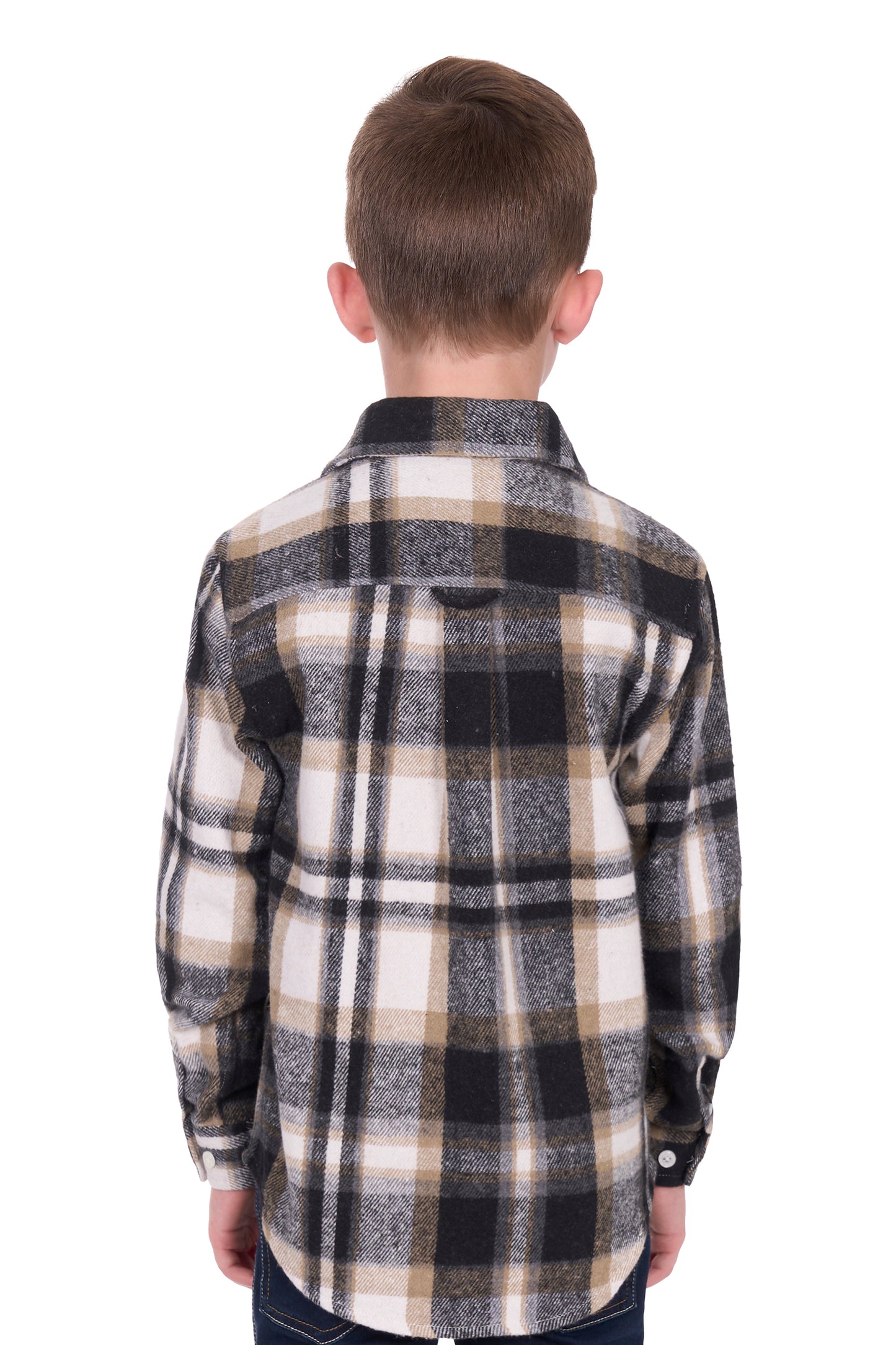 Hard Slog Boy’s King Thermal Long Sleeve Shirt – Black/Tan