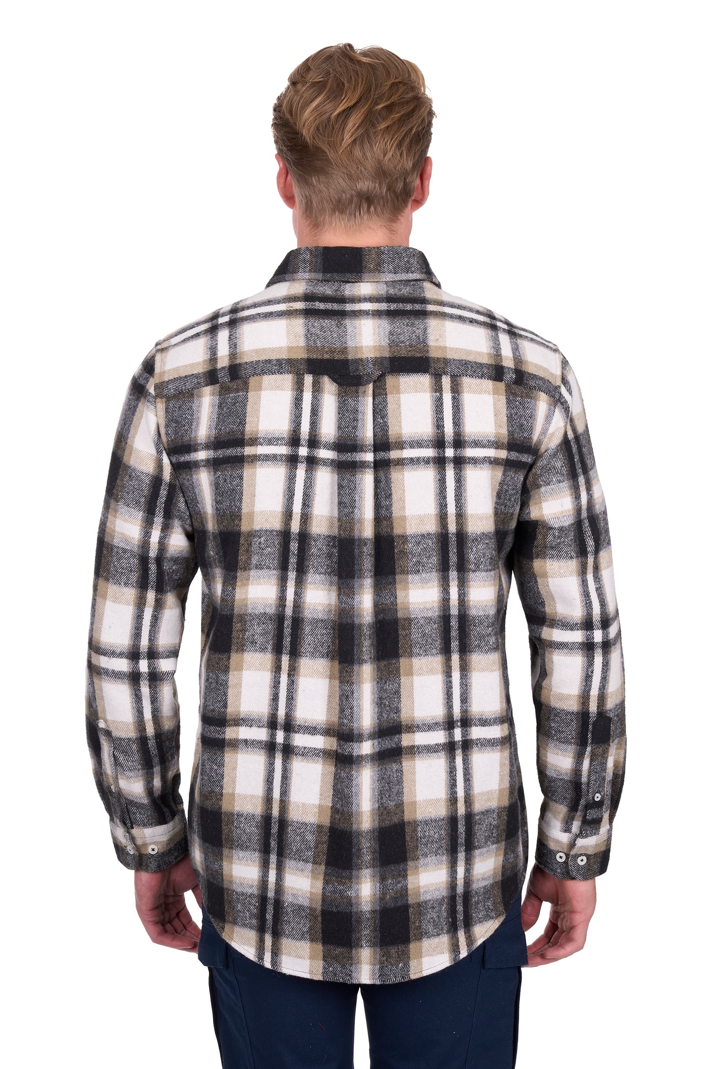 Hard Slog Men’s King Thermal Long Sleeve Shirt - Black/Tan
