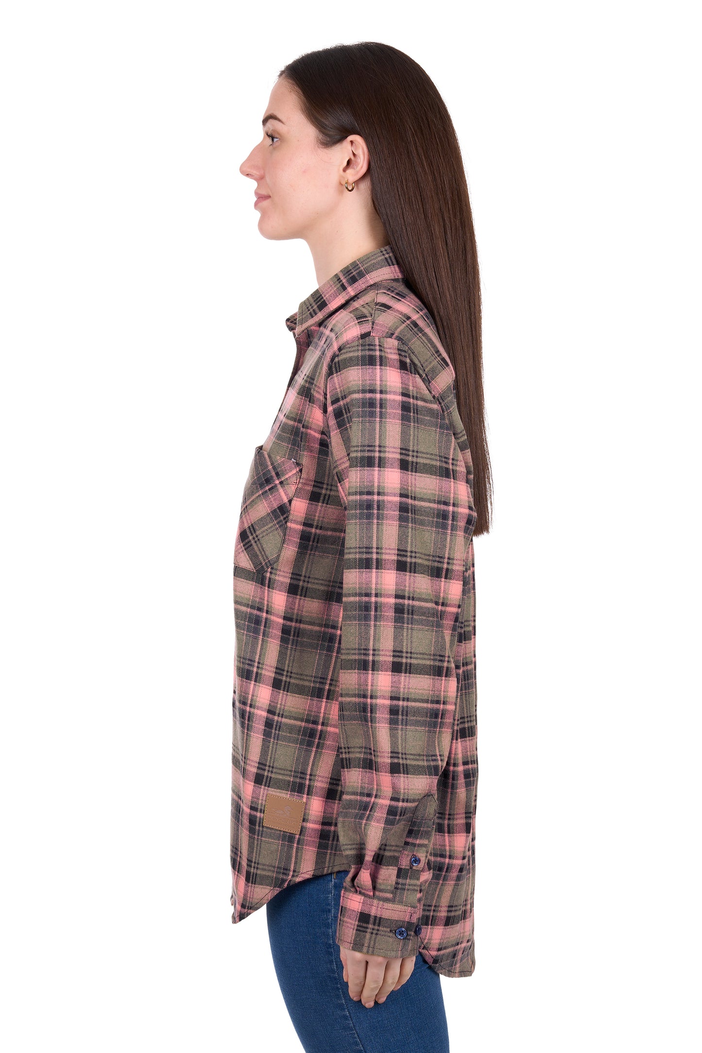 Dux Bak Women's Ahri Thermal Long Sleeve Shirt - Green/Pink