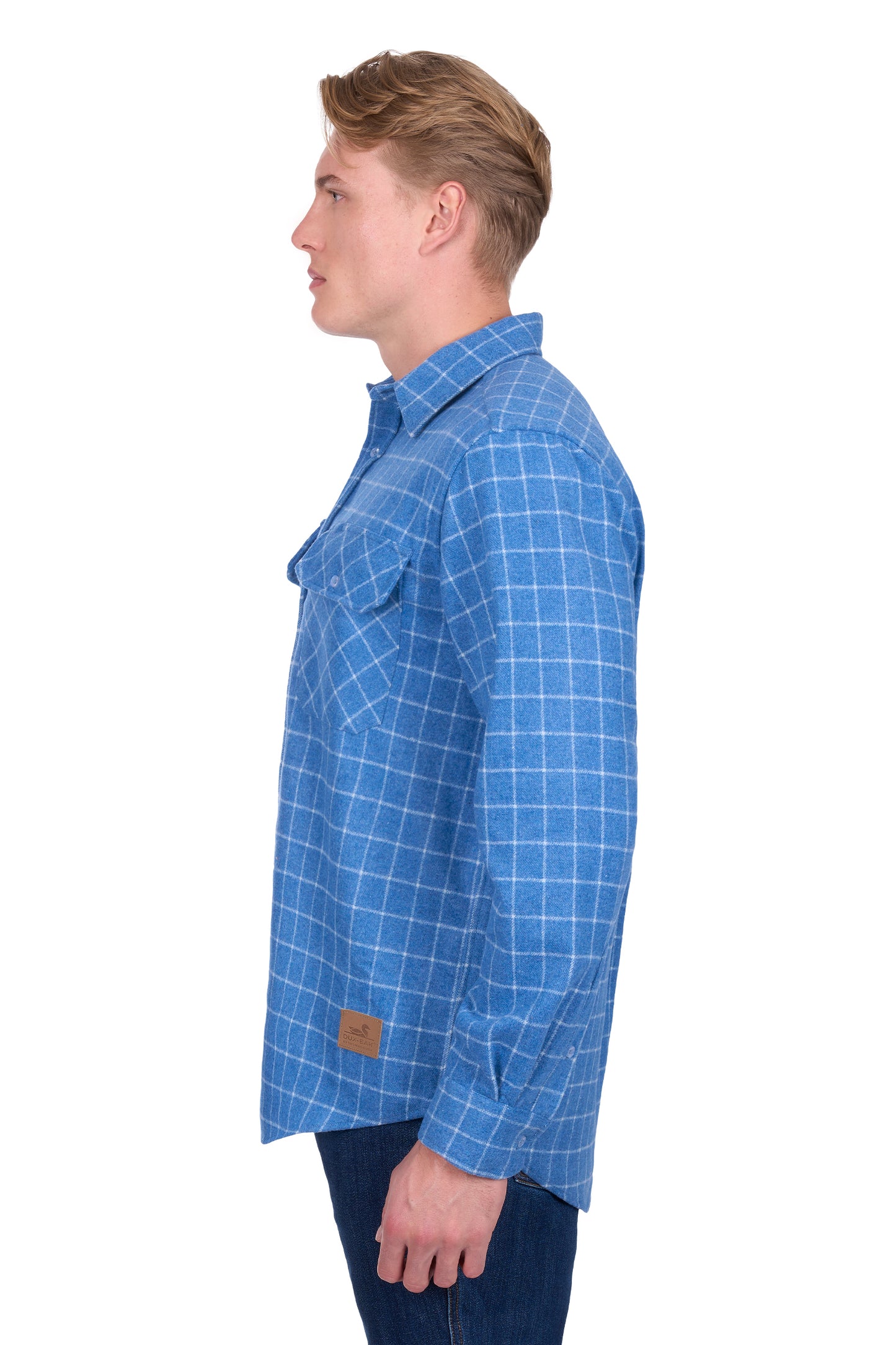 Dux Bak Men’s Amir Thermal Long Sleeve Shirt - Steel Blue