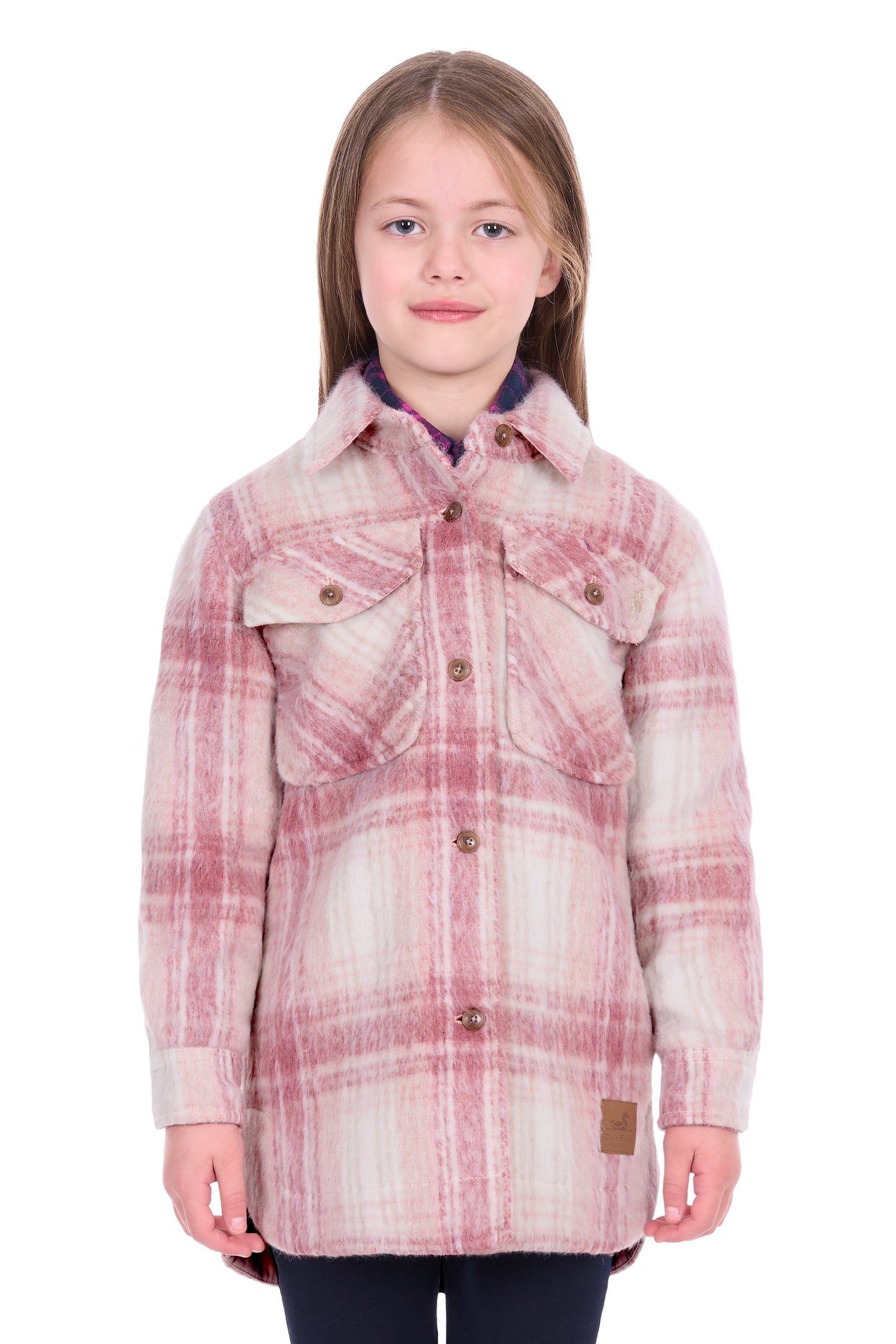 Dux Bak Girl's Elk Overshirt - Pink