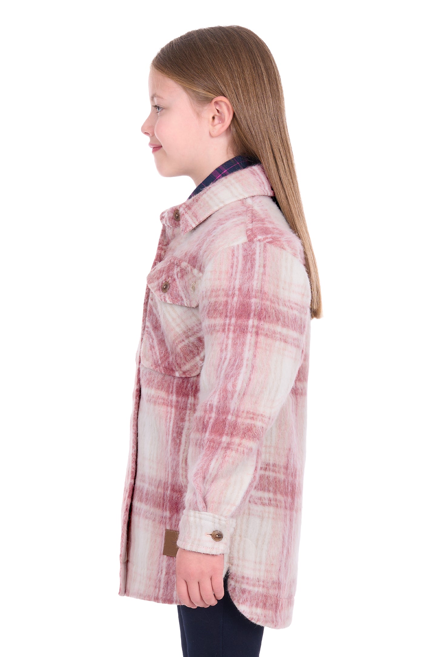 Dux Bak Girl's Elk Overshirt - Pink