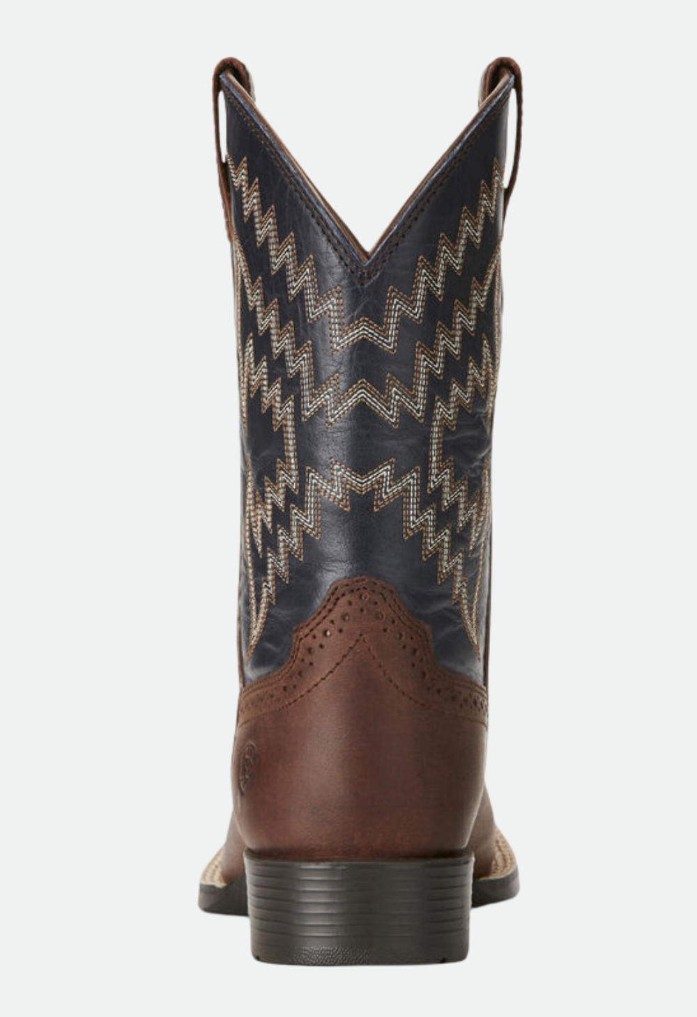 Ariat Kid's Tycoon Western Boot - Brazen Brown|Arizona Sky