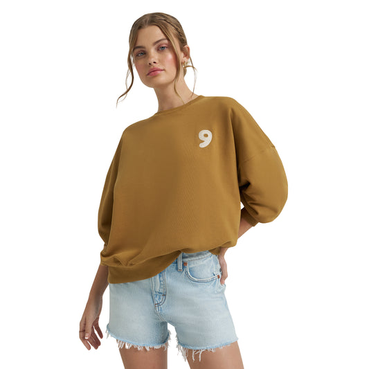 Wrangler Women's X Lainey Wilson Good Jeans Sweatshirt Brown