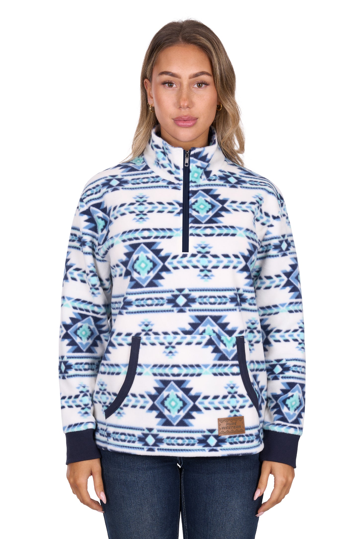 Pure Western Women’s Briana 1/4 Zip Polar Fleece Pullover