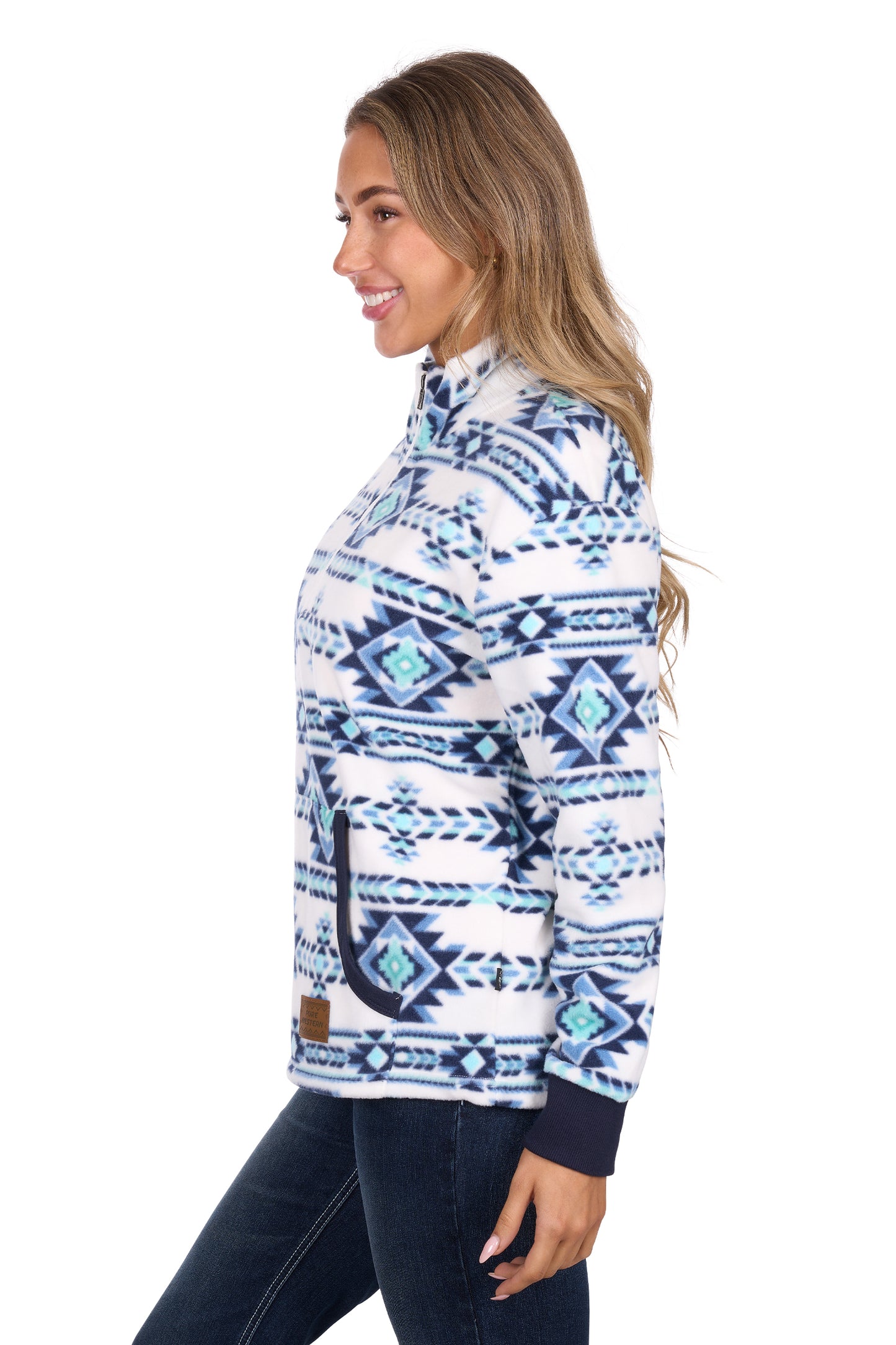 Pure Western Women’s Briana 1/4 Zip Polar Fleece Pullover