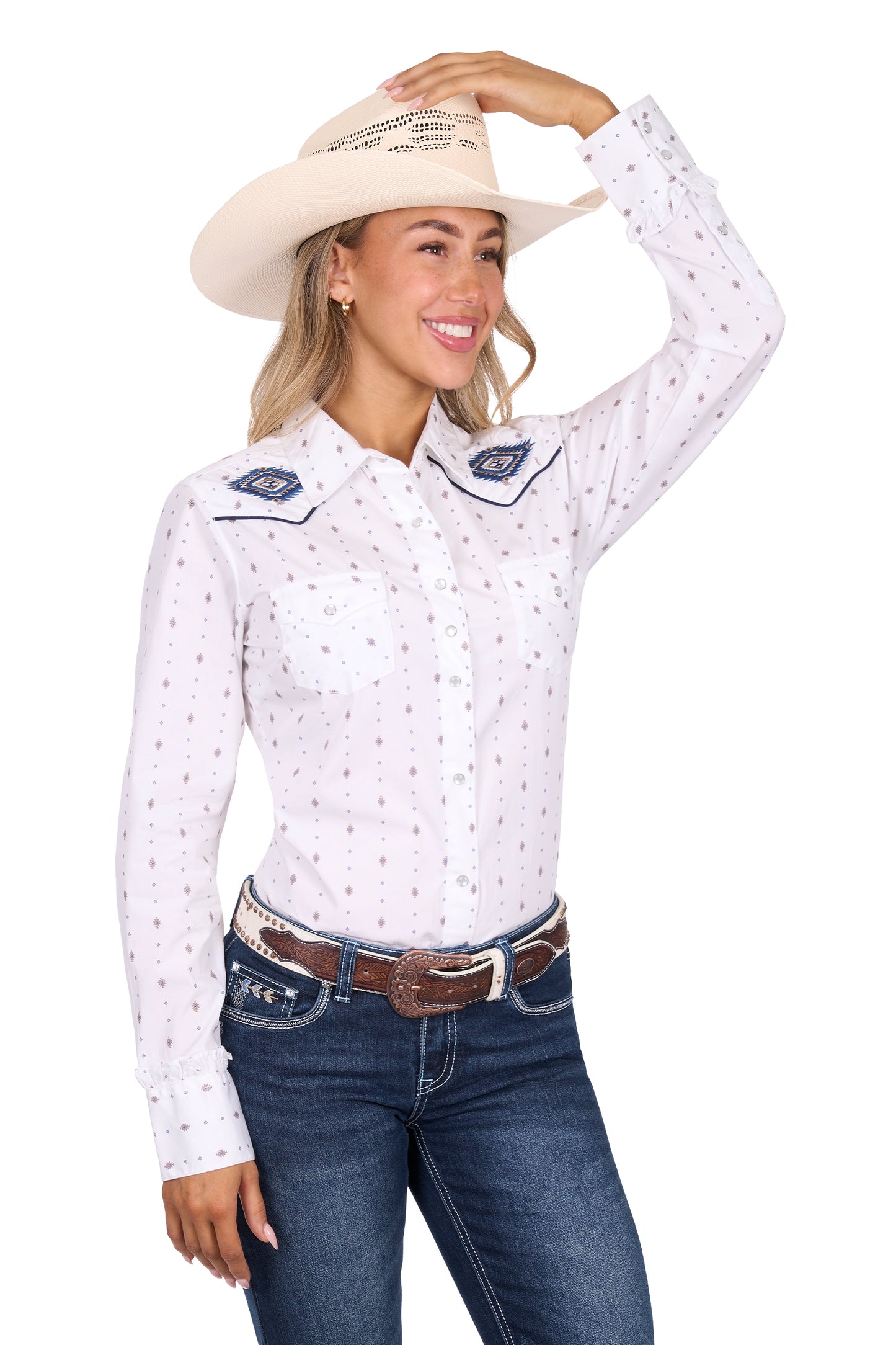 Pure Western Women’s Evelyn Western Long Sleeve Shirt
