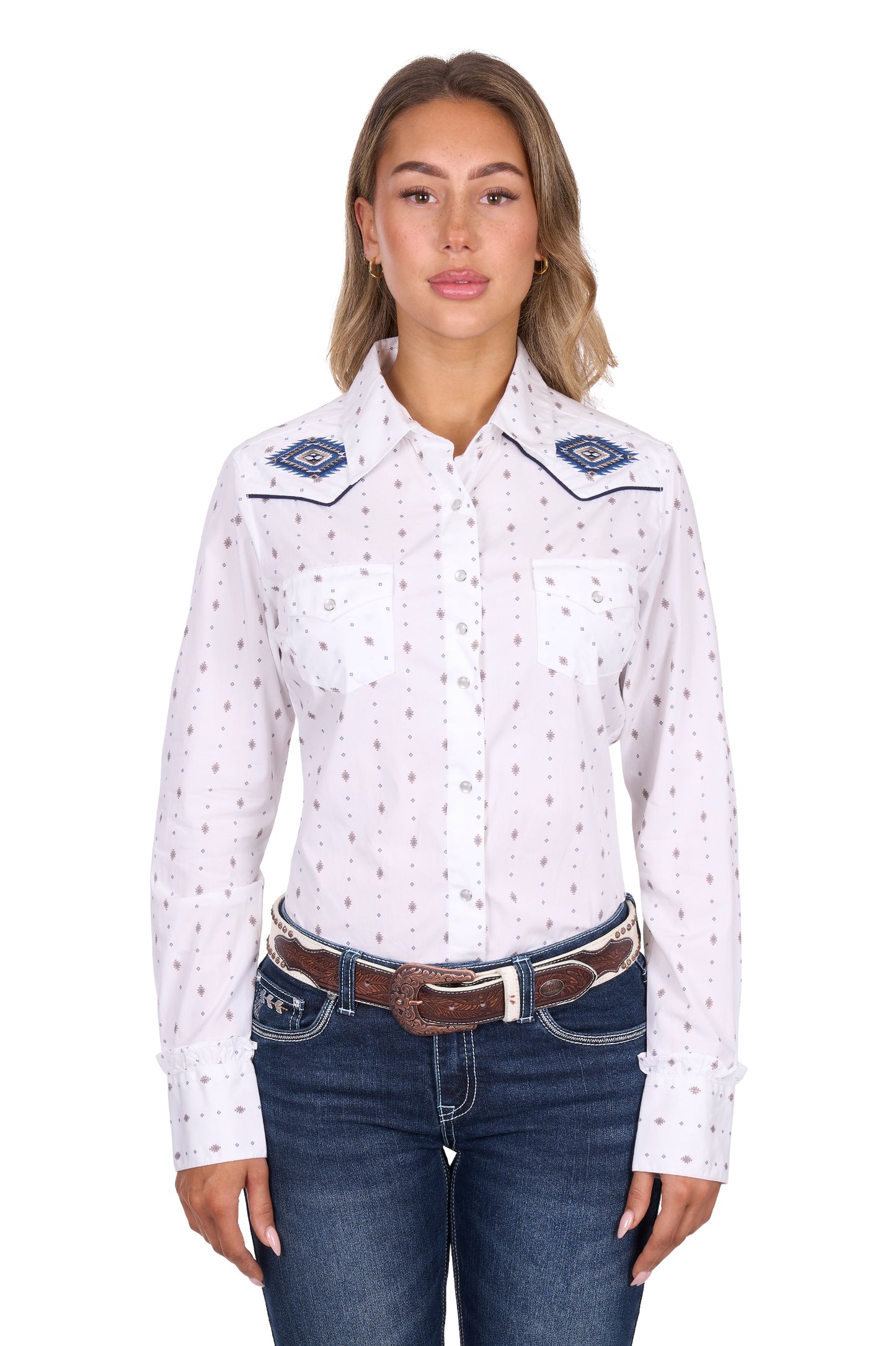 Pure Western Women’s Evelyn Western Long Sleeve Shirt