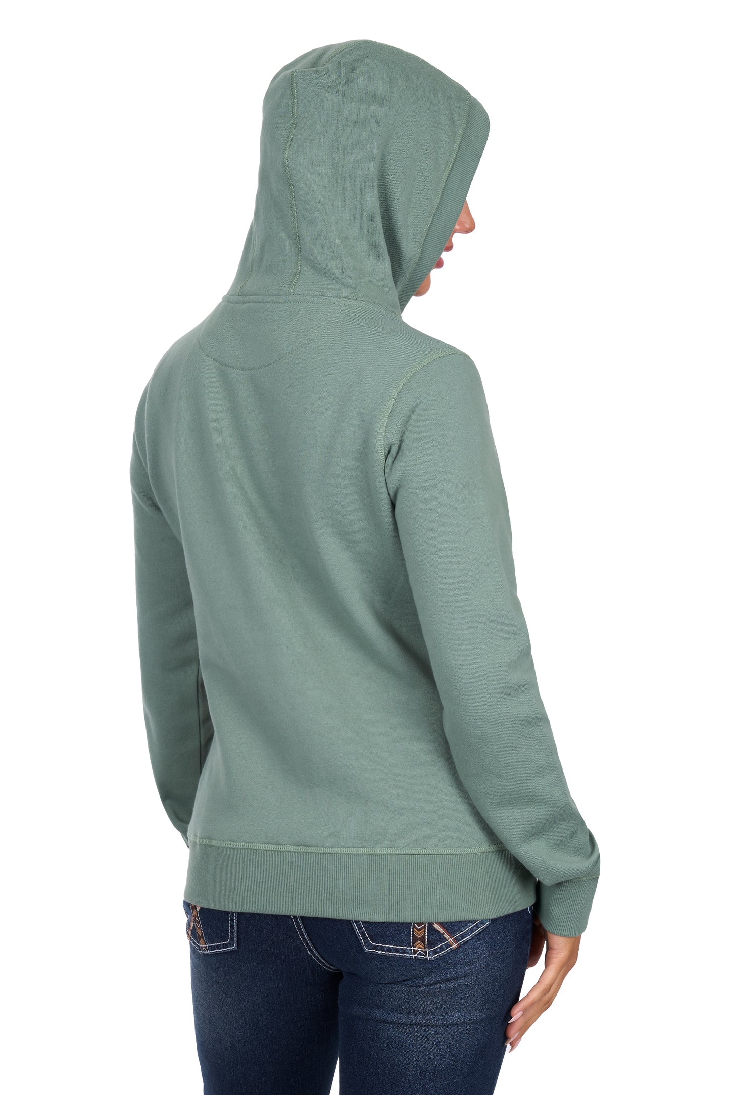 Pure Western Women’s Libbie Pullover Hoodie -  Green
