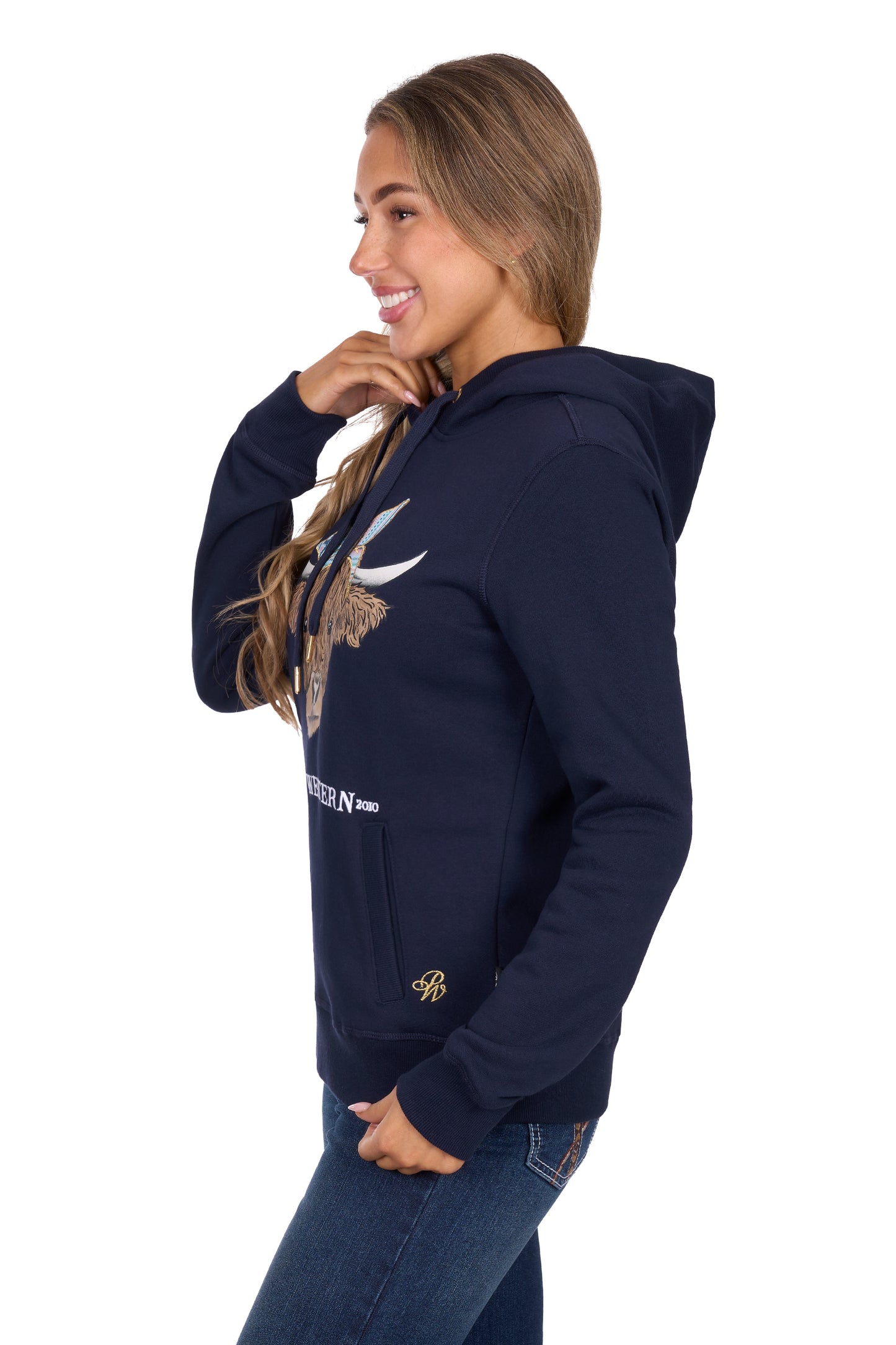 Pure Western Women’s Tania Pullover Hoodie - Navy