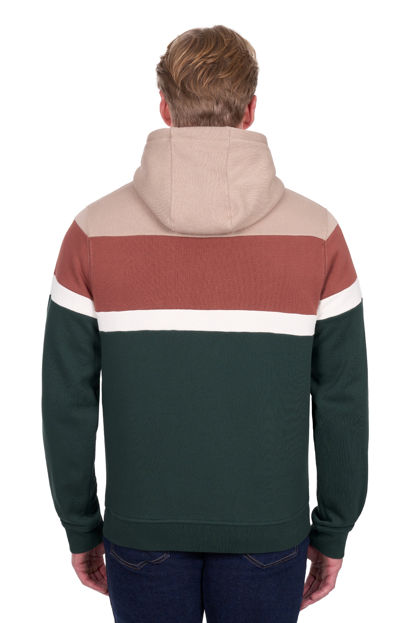 Pure Western Men’s Harry Pullover Hoodie – Green/Multi