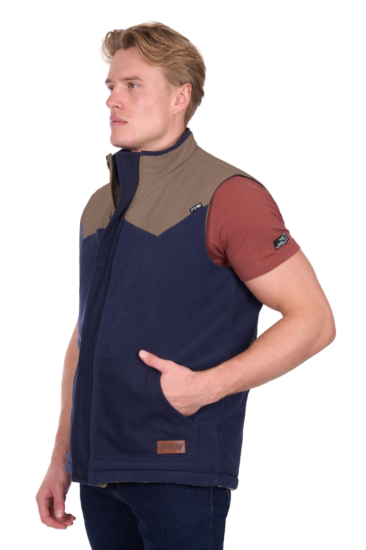 Pure Western Men’s Jamie Reversible Vest