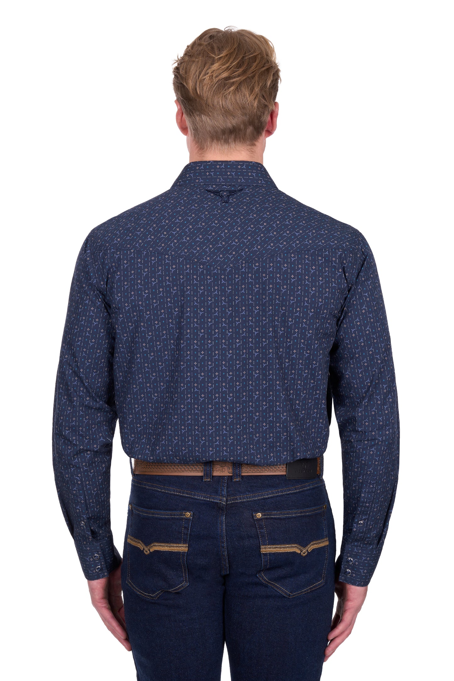 Pure Western Men’s Marc Print Western Long Sleeve Shirt