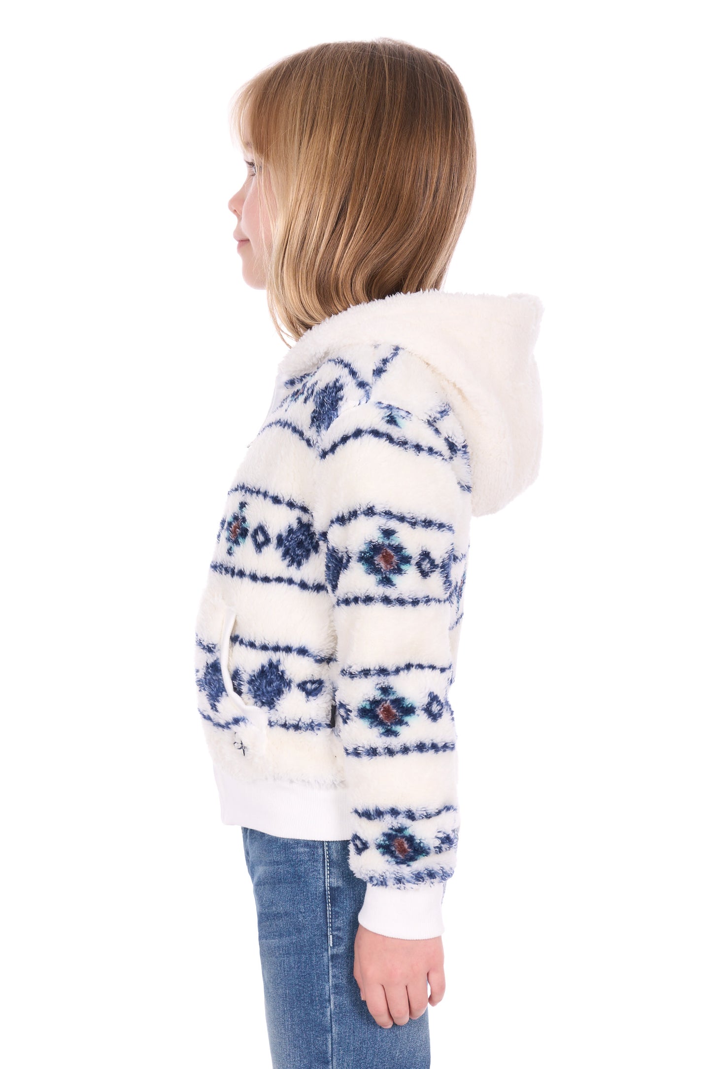 Pure Western | Girl’s Sharna Fleece Zip Through Hoodie