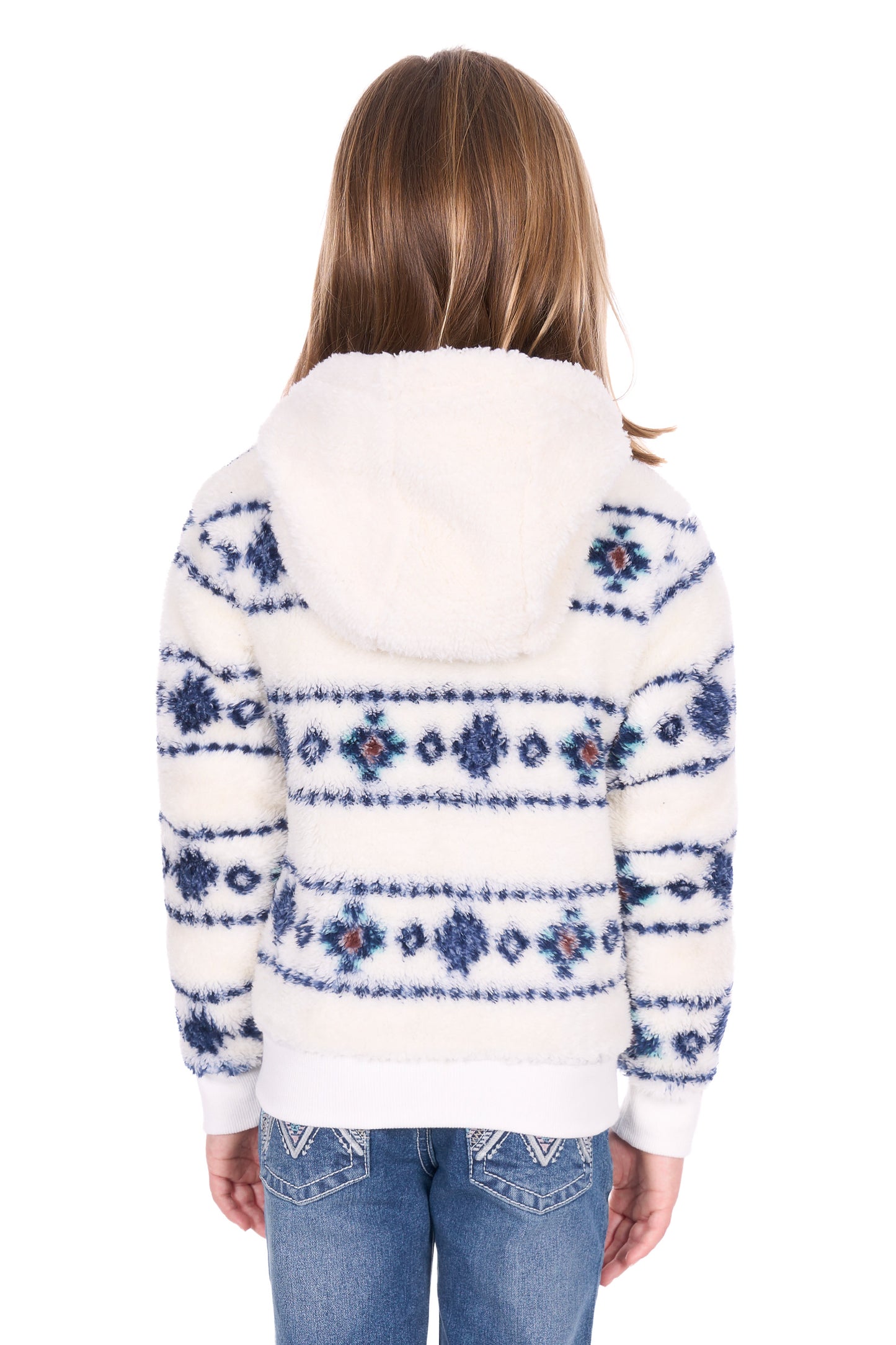 Pure Western | Girl’s Sharna Fleece Zip Through Hoodie