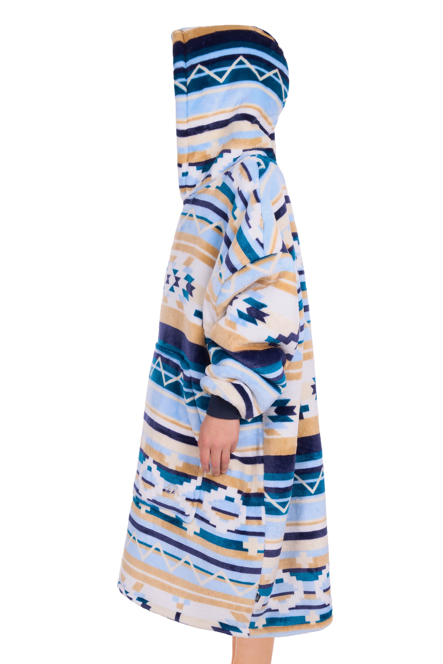 Pure Western | Kid’s Aztec Print Snuggle Hoodie