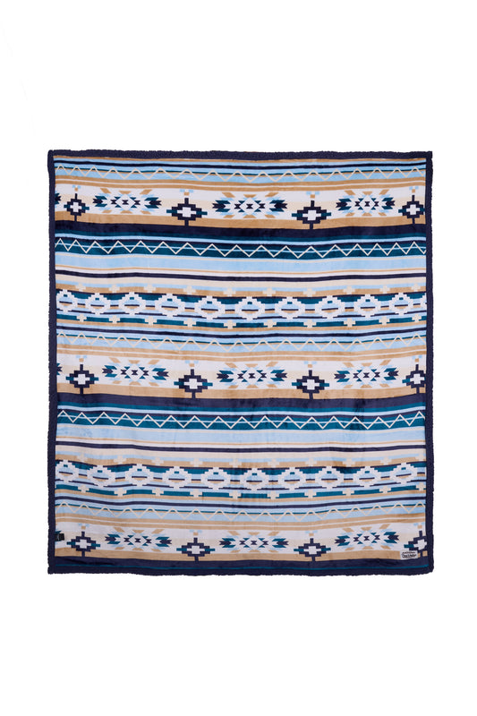 Pure Western Aztec Print Snuggle Rug