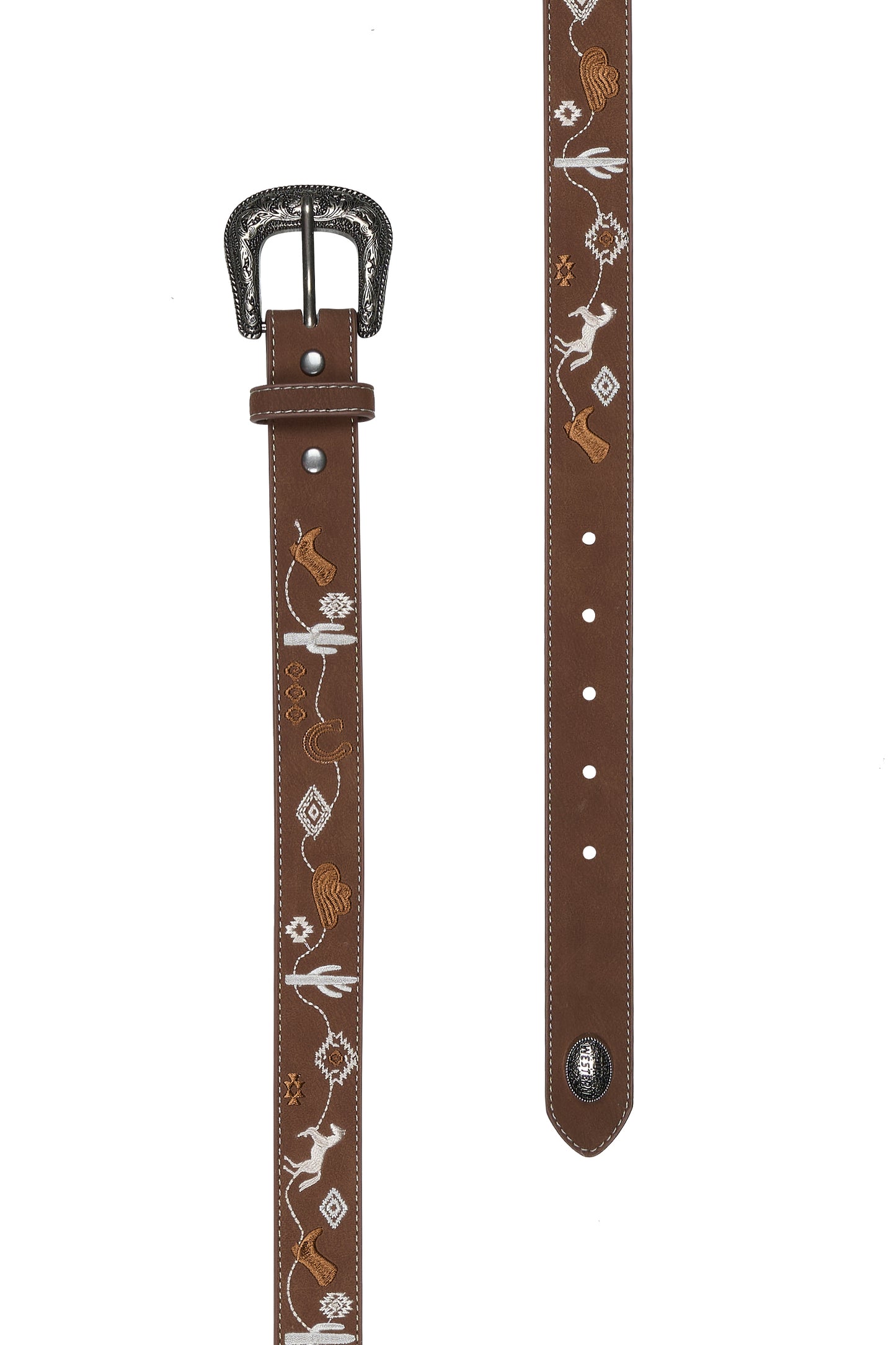 Pure Western Girl’s Hallie Belt - Tan