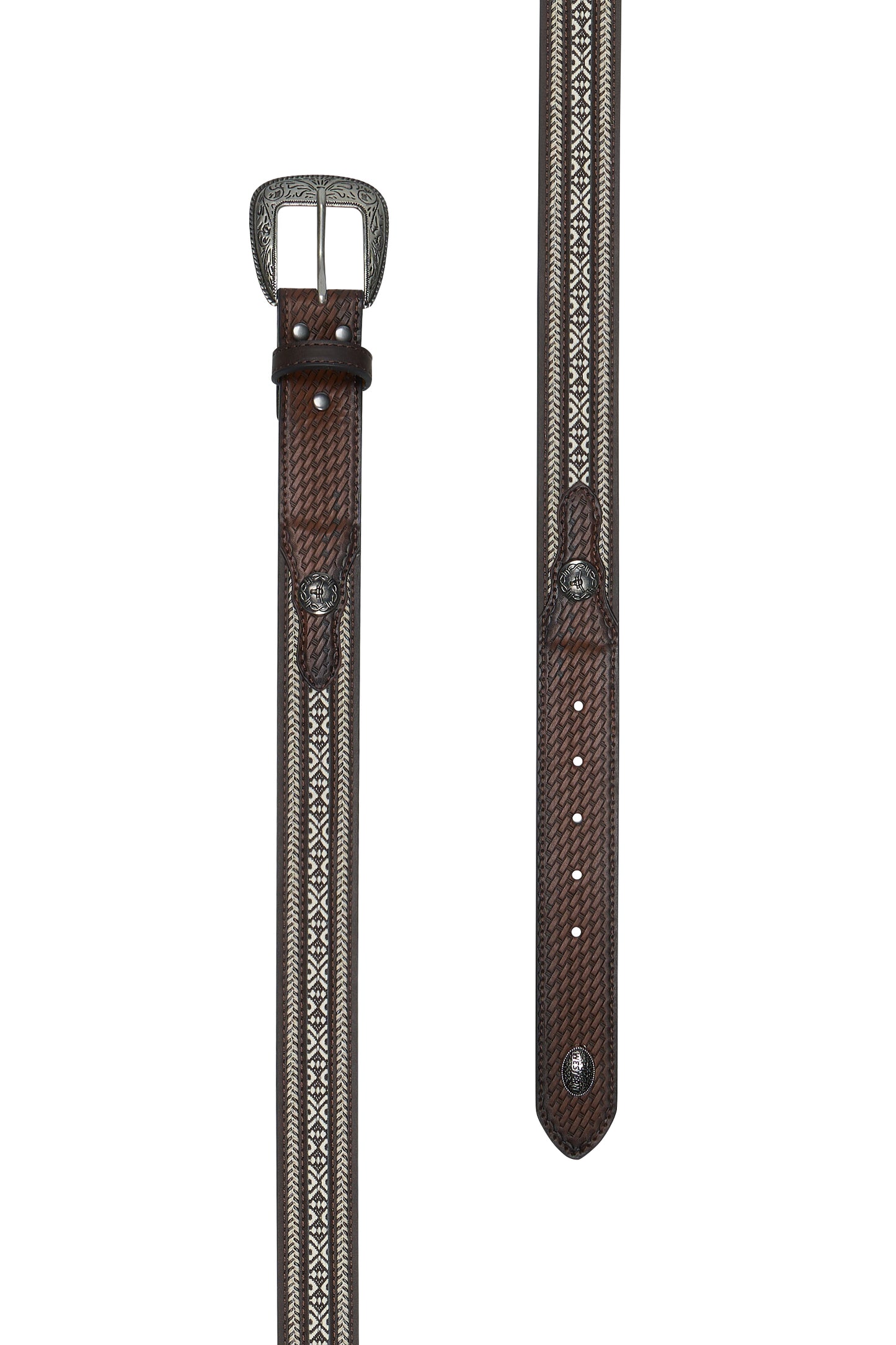 Pure Western Men's Reid Belt - Dark Tan