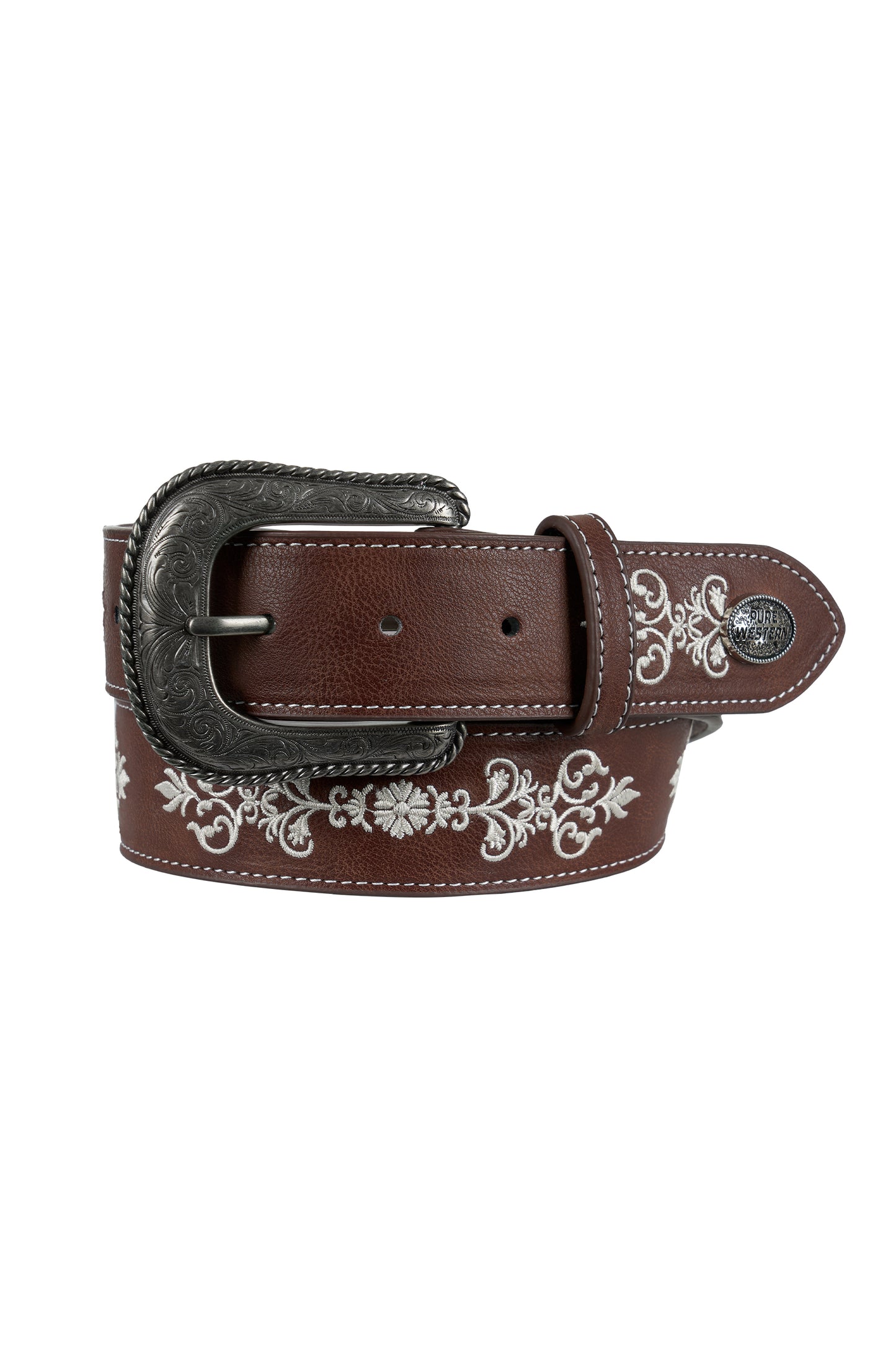 Pure Western Women's Naomi Belt – Dark Tan