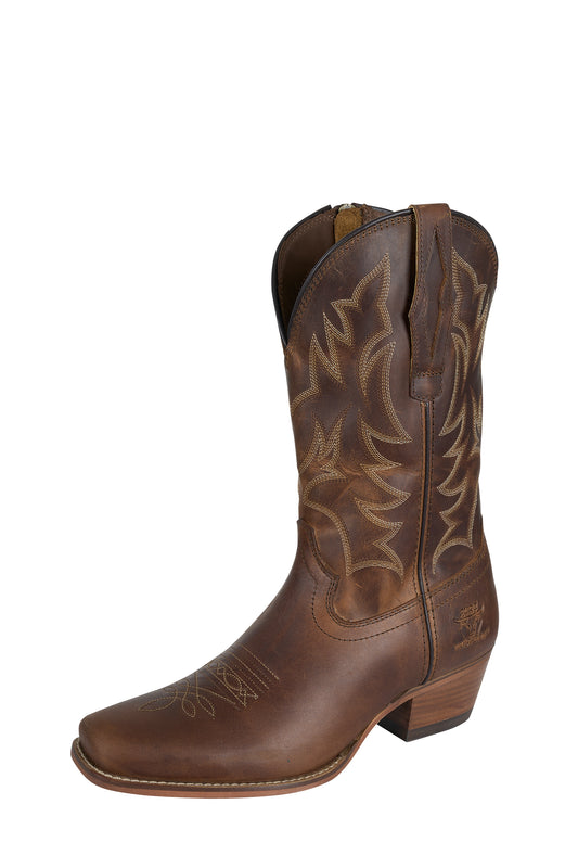 Pure Western Women’s Pioneer Boot - Oily Brown