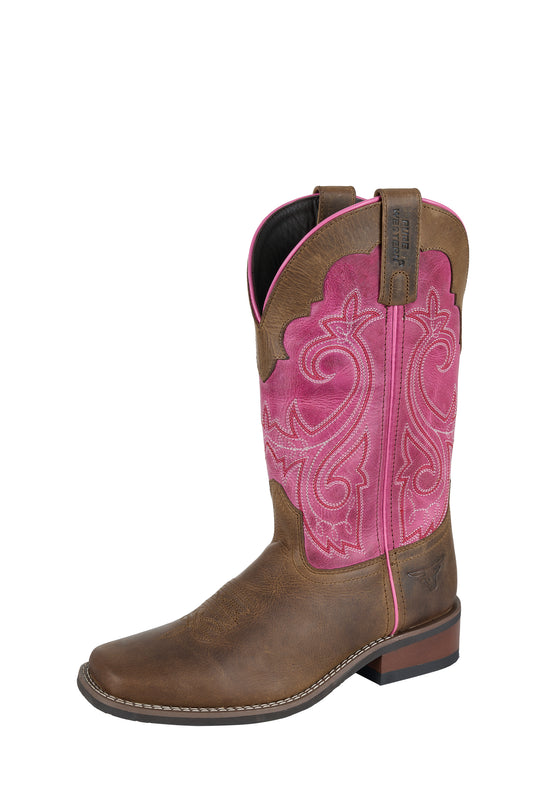 Pure Western Women’s Beasley Boot - Brown Pink