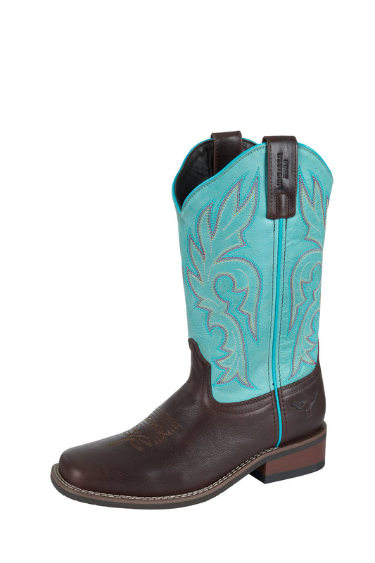 Pure Western Women’s Wallis Boot - Chocolate/Turquoise
