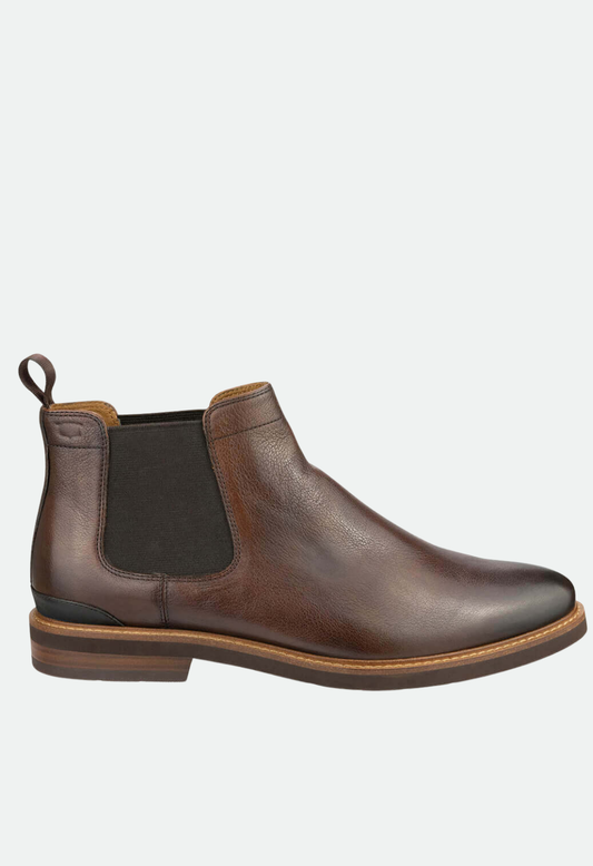 FLORSHEIM HIGHLAND CHELSEA PLAIN TOE GORE BOOT (WALNUT)
