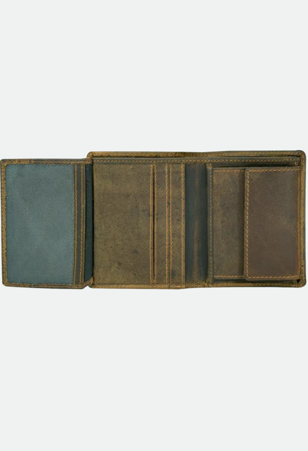 Cenzoni Leather Men's Wallet - Camel - ZGW8121CAM