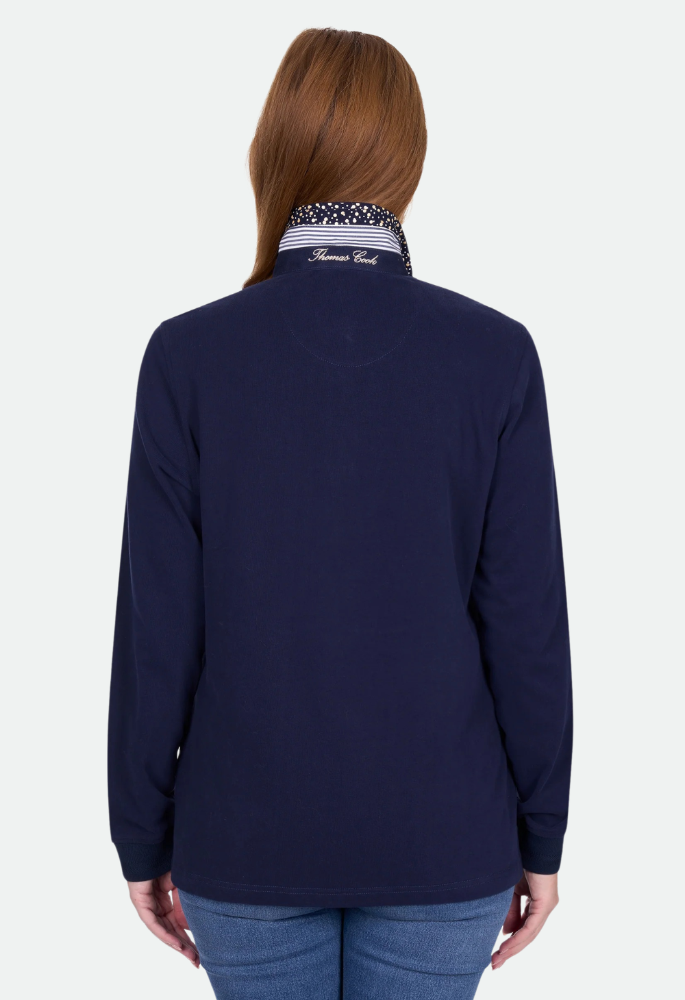 Thomas Cook Women’s Emilia Rugby – Navy / Pink Multi