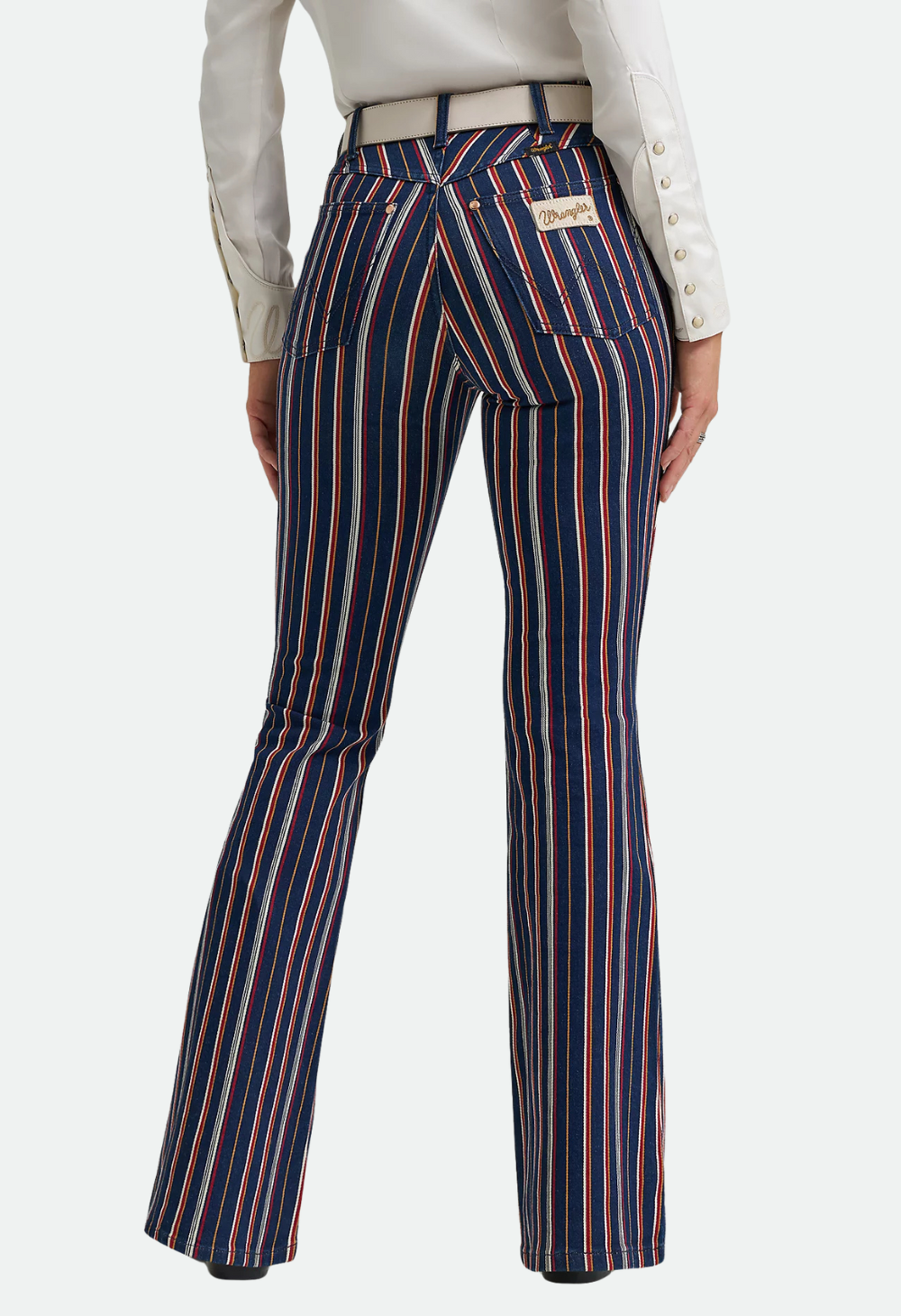 Wrangler x Lainey Wilson Striped Flare Jeans