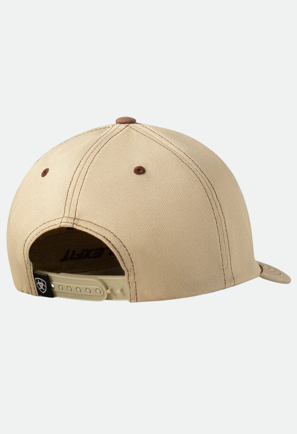 Ariat Men's Snapback Closure Cap with Patch - Khaki