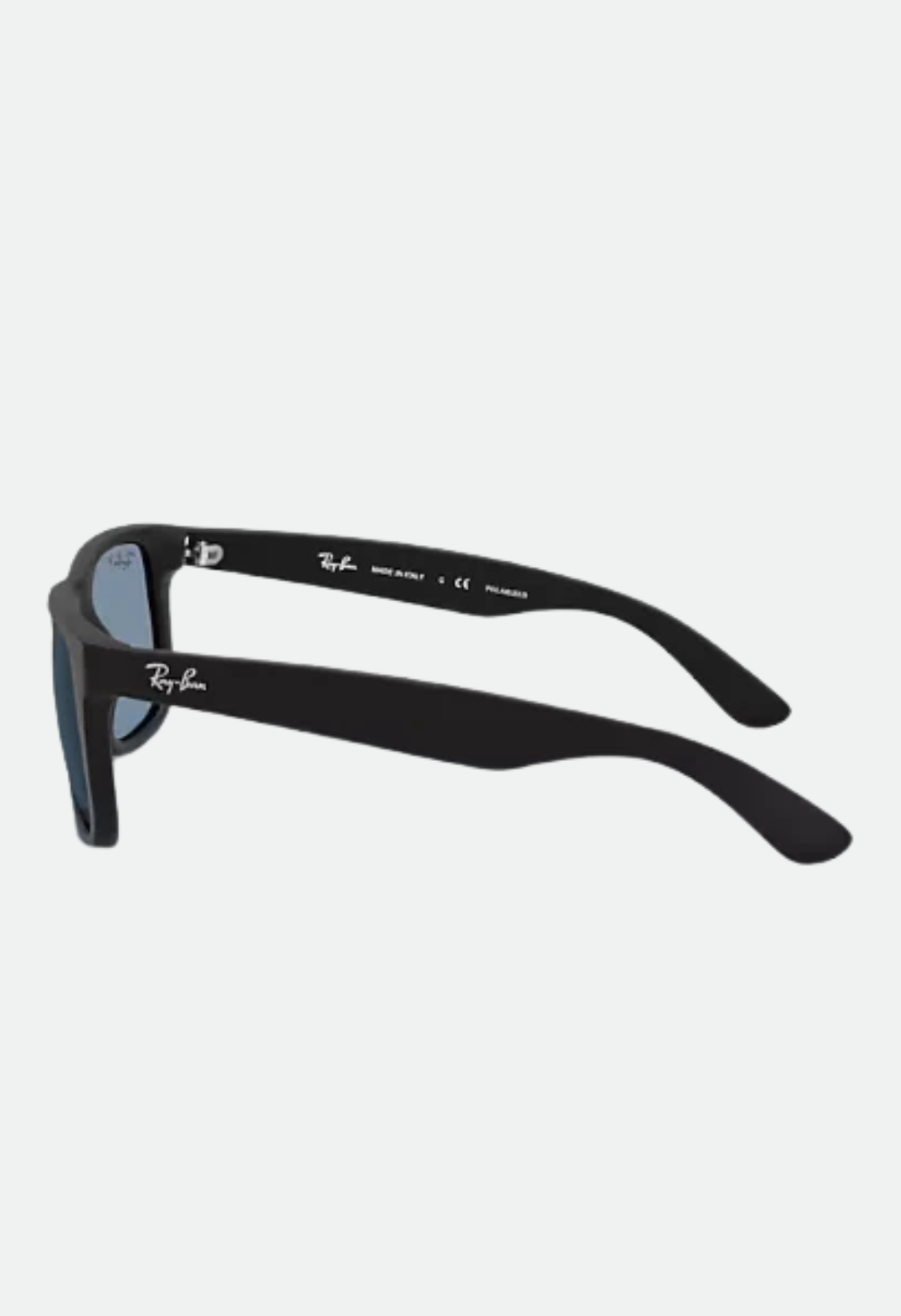 Ray-Ban Justin Rubber Black W/Dark Blue