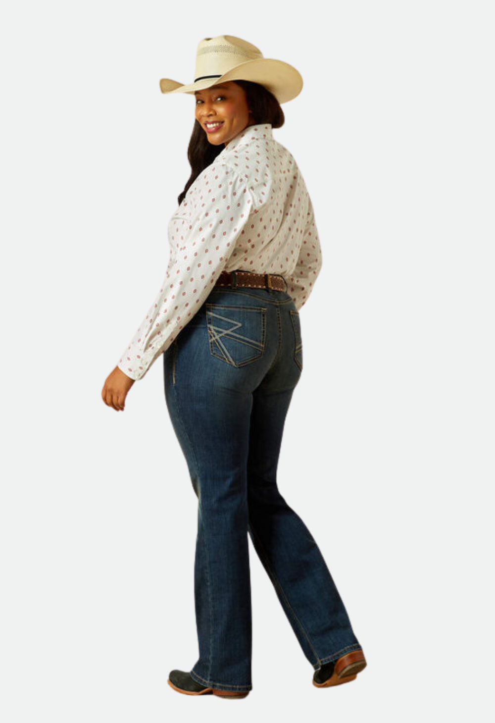 Ariat Women's Mid Rise Sonia Boot Cut Jeans Regular - Ocean