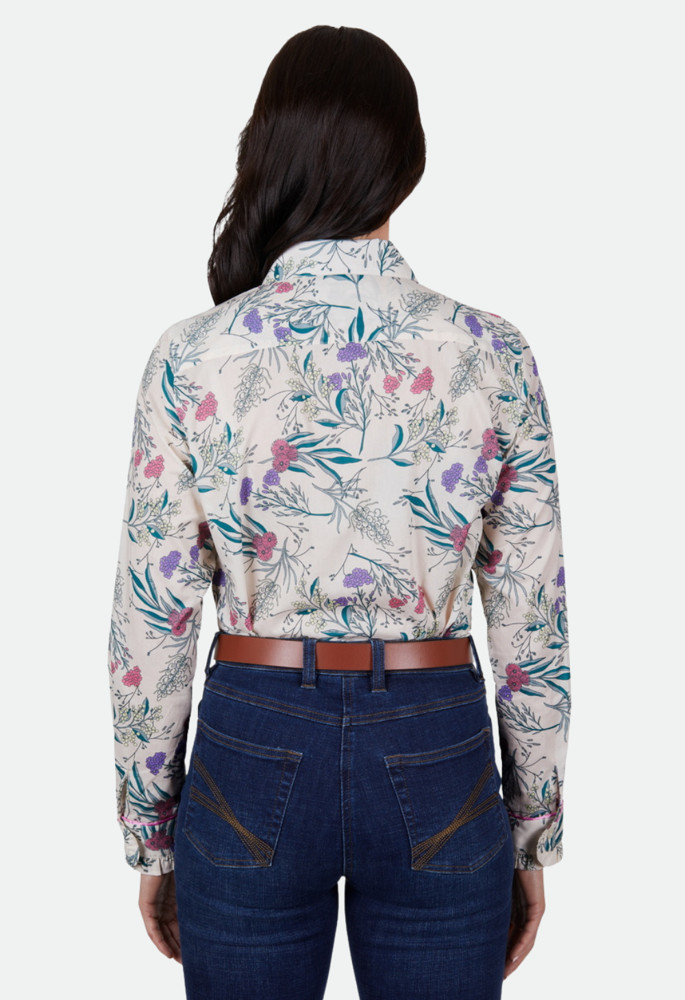 THOMAS COOK WOMENS SAVANNAH L/S SHIRT (GARDENIA)