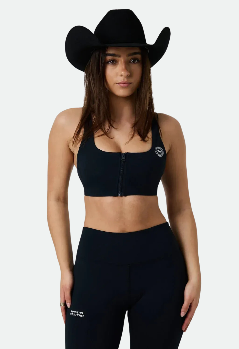 Ringers Western Anikafit Women's Zip Front Support Crop
