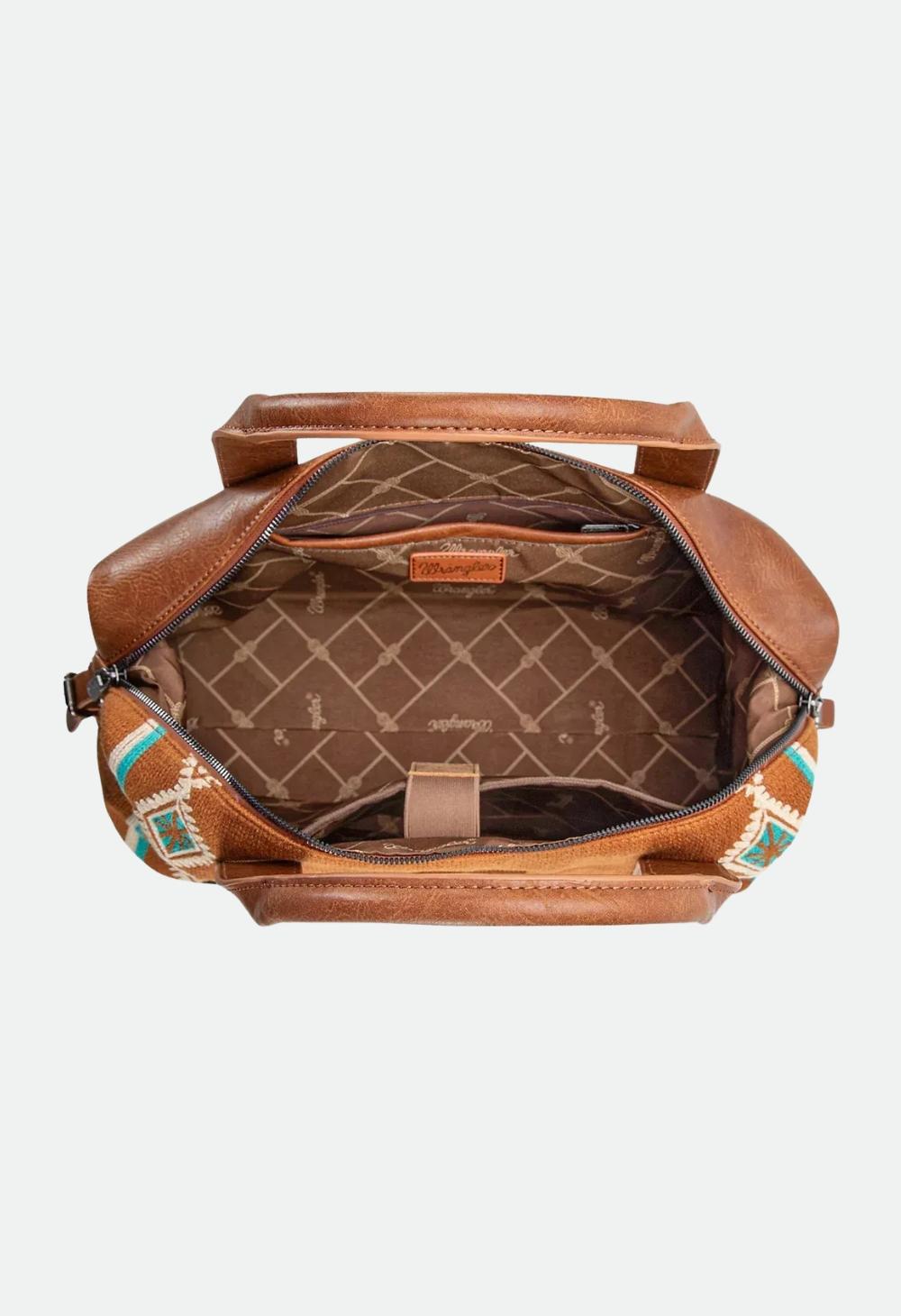 Wrangler Maya Aztec Duffle Bag - Tan