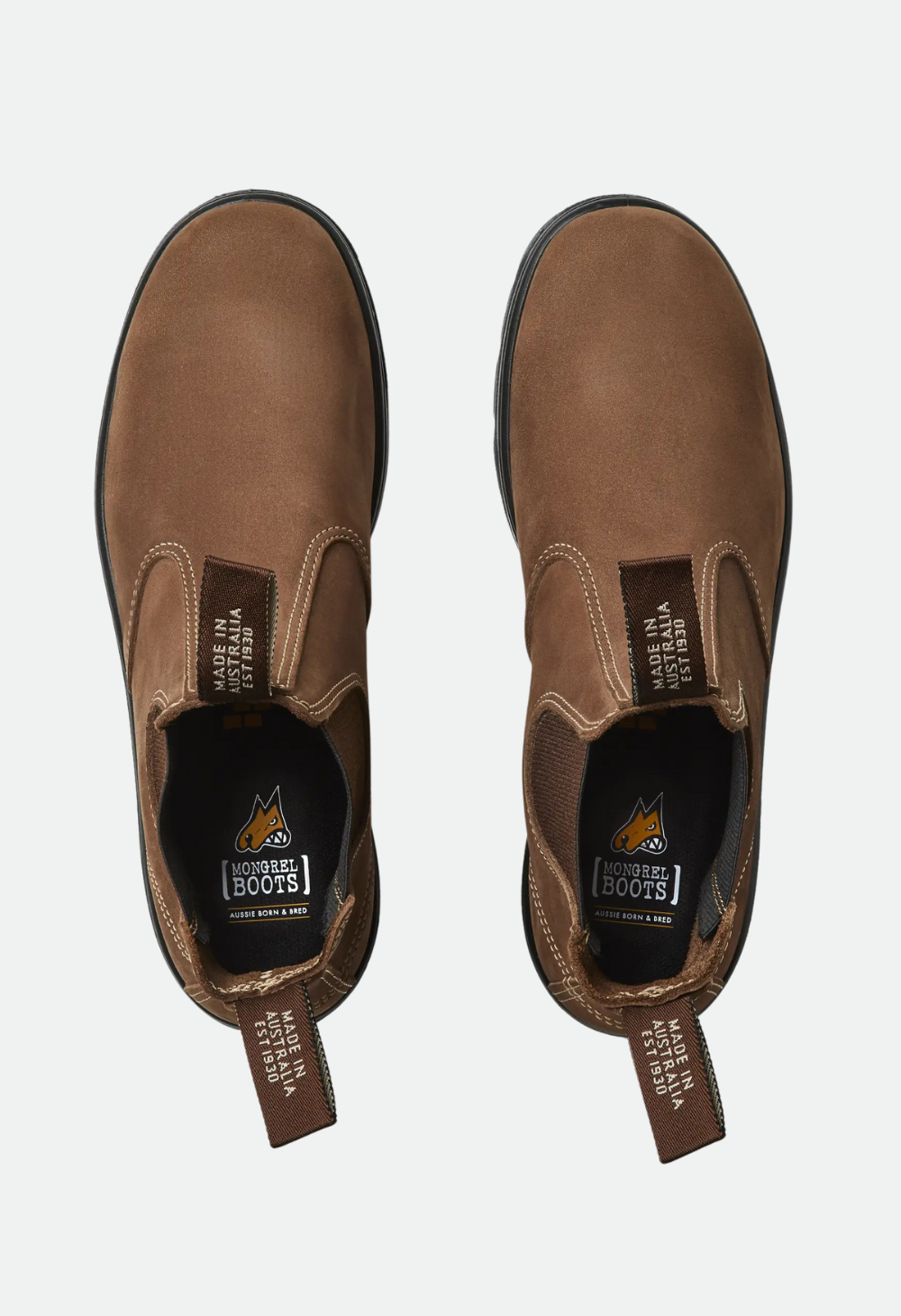 Mongrel Vintage Brown K9 Elastic Sided Boot