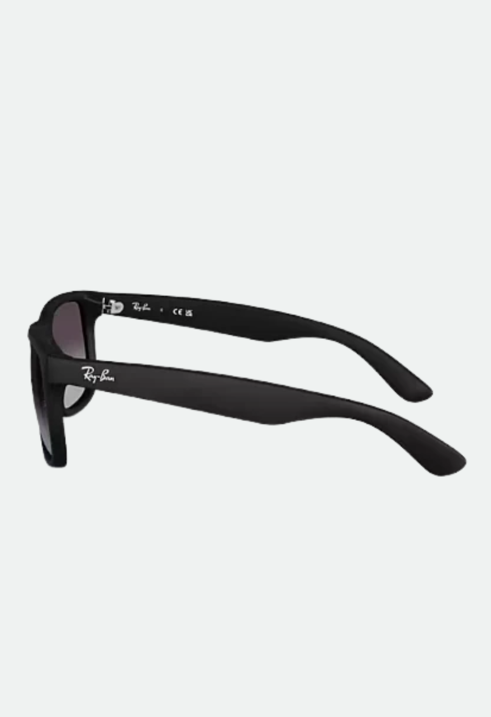 Ray-Ban Justin Rubber Black W/Light Grey Gradient Dark Grey