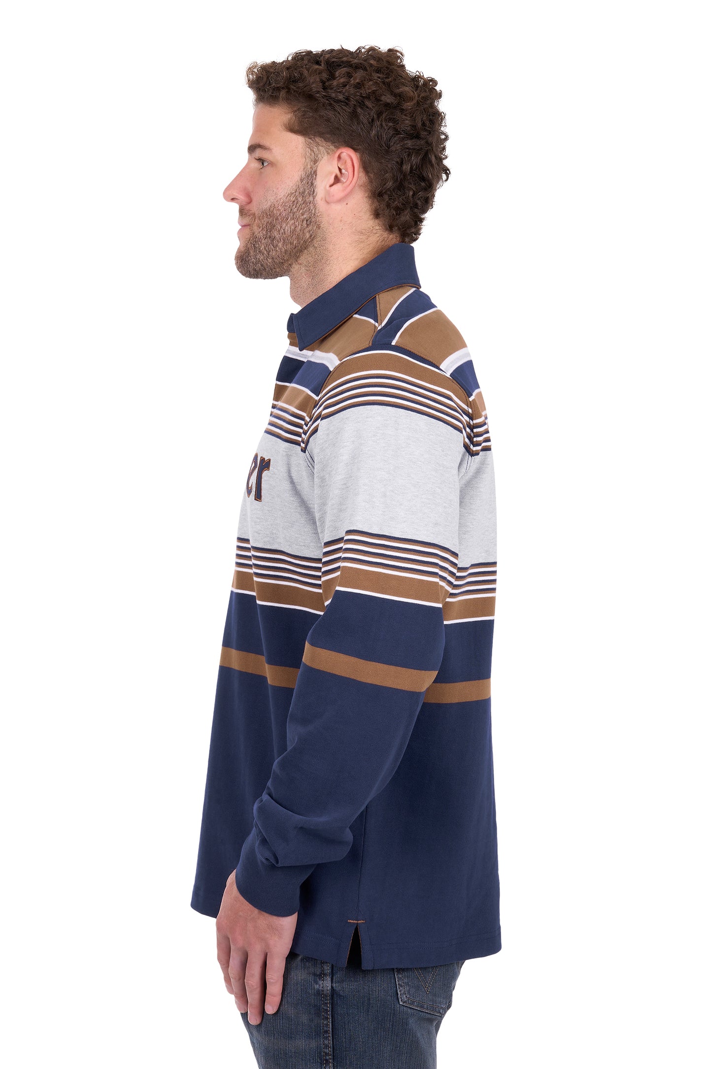 Wrangler Men’s Federick Stripe Rugby