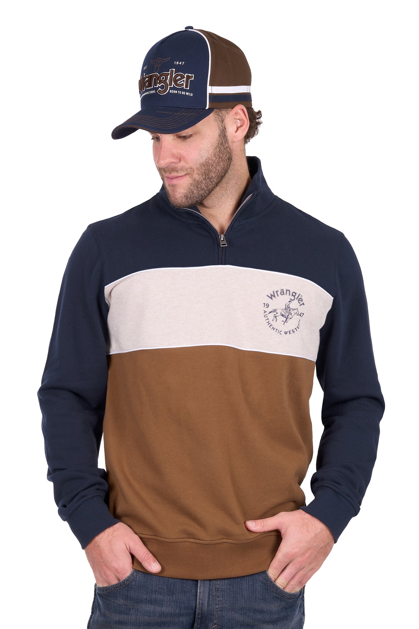 Wrangler Men’s Steve 1/4 Zip Pullover