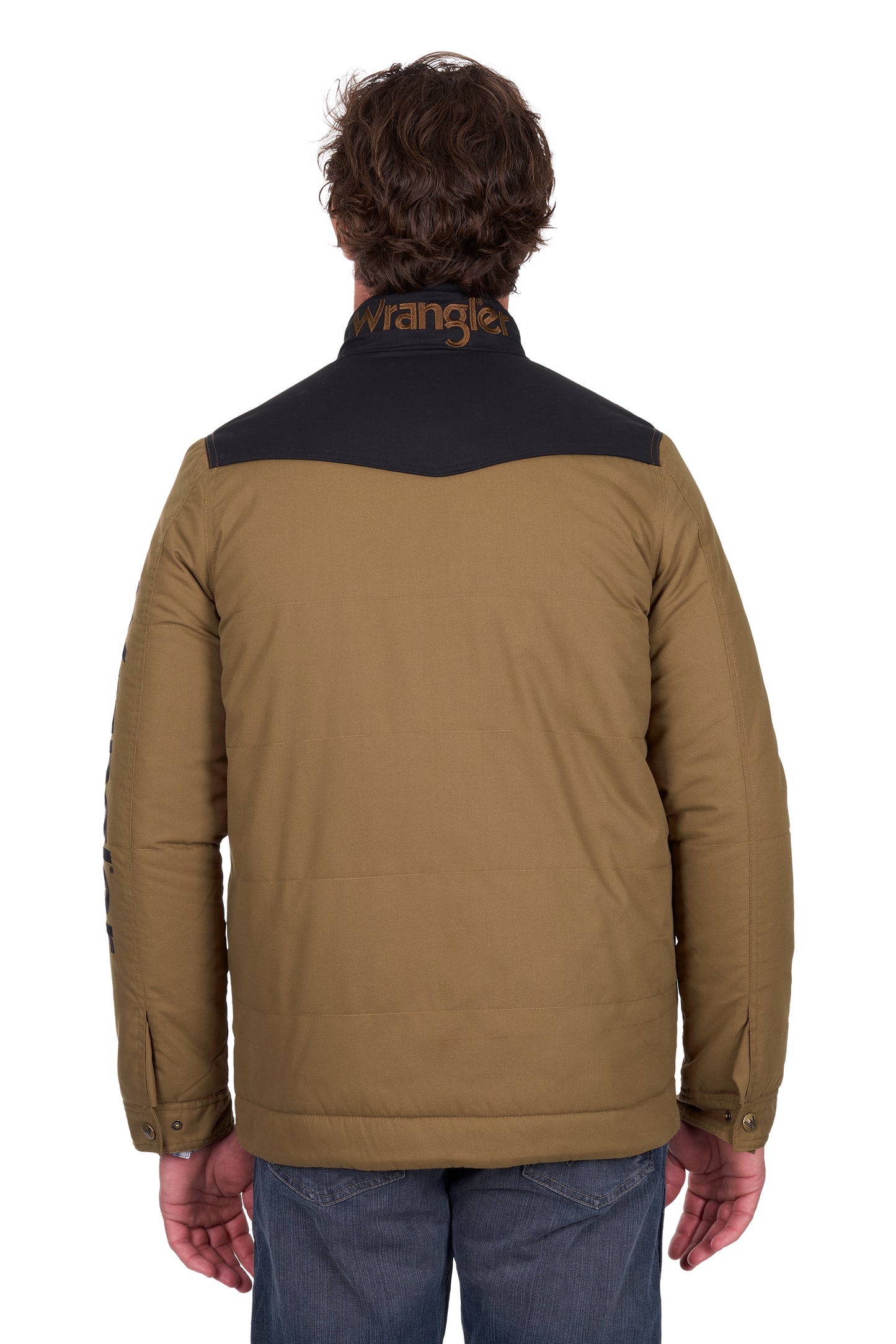 Wrangler Men’s Ruben Jacket - Dark Tan/Black
