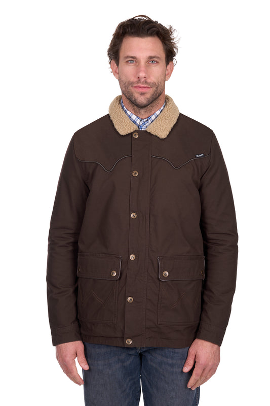 Wrangler Men’s Jerome Jacket - Chocolate