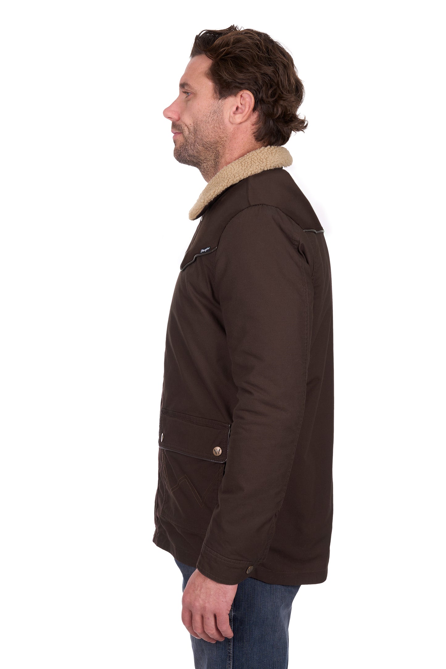 Wrangler Men’s Jerome Jacket - Chocolate