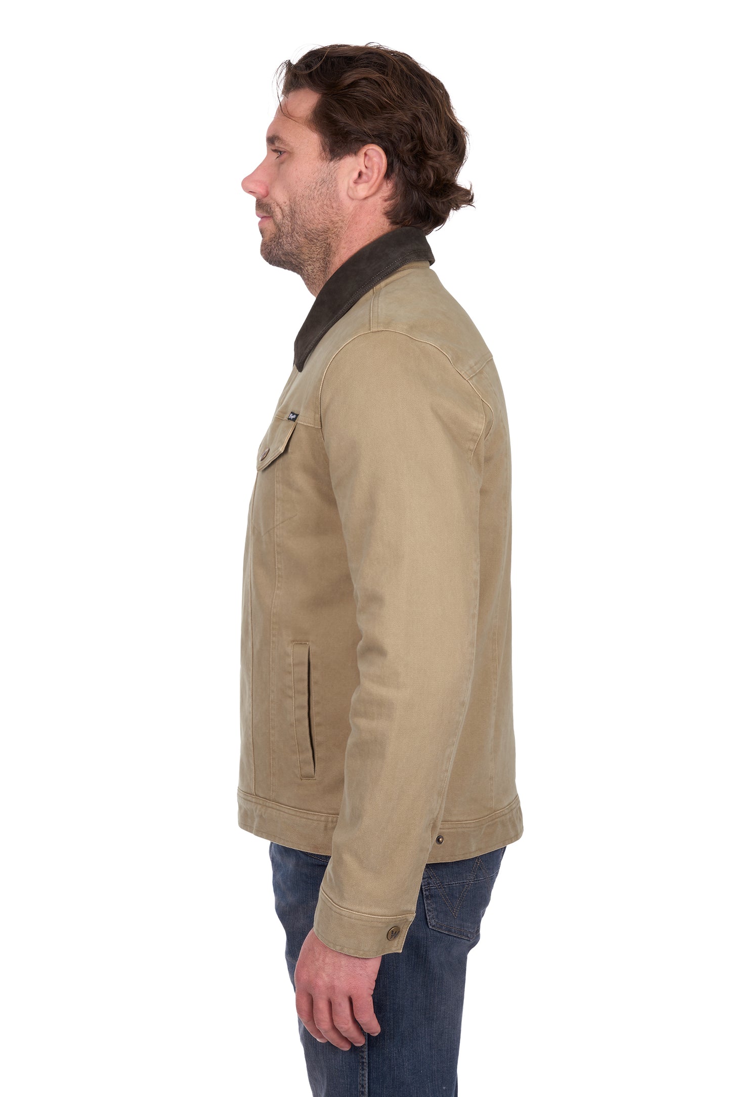 Wrangler Men’s Howard Trucker Jacket - Tan